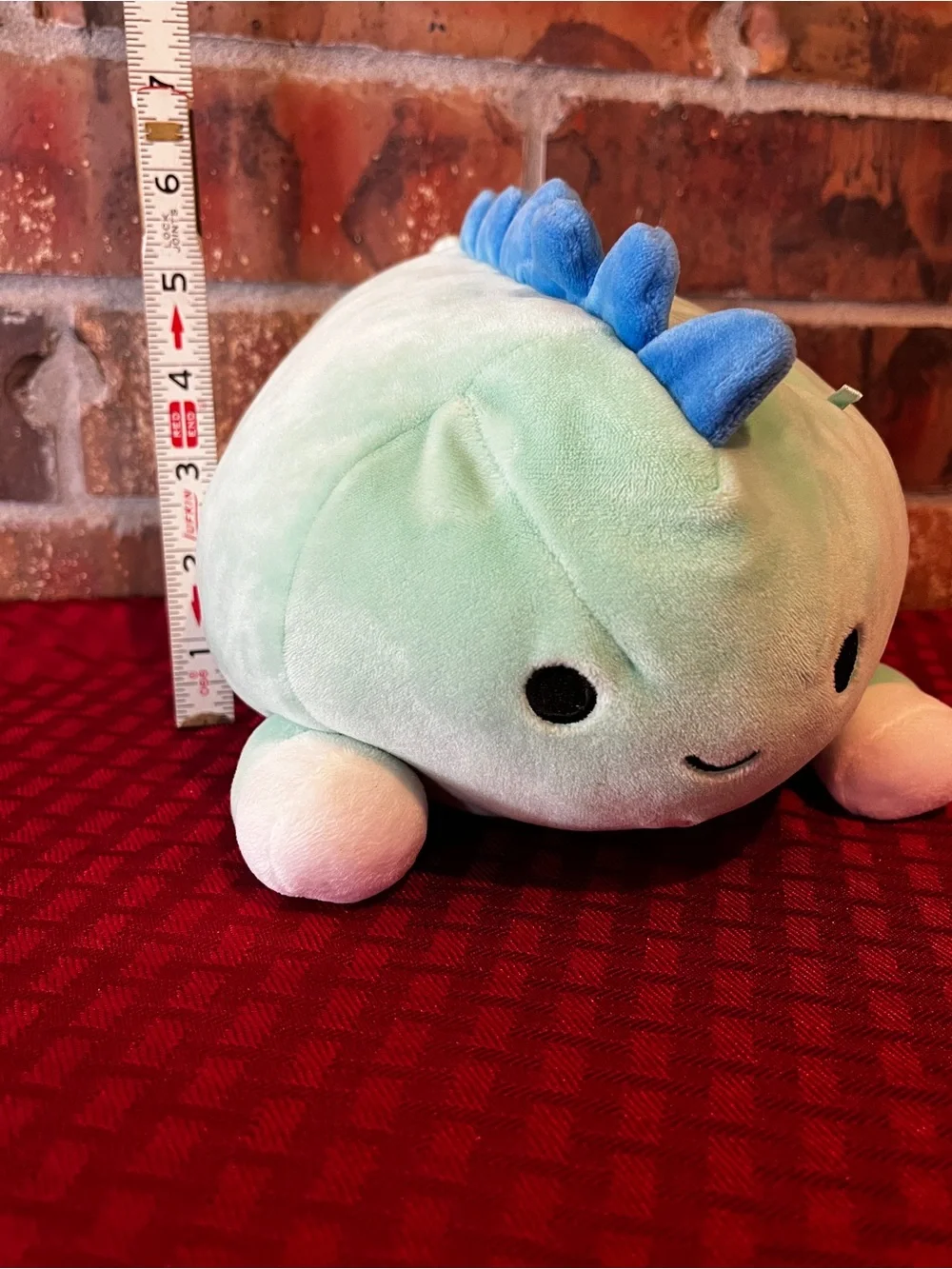 Squishmallows Rafa the Dinosaur Hug Mees Laying Plush Target